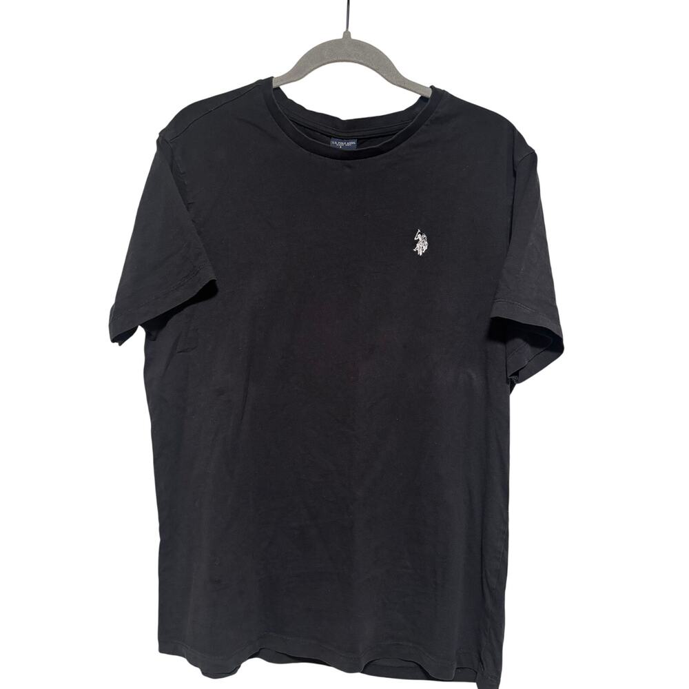 U.S. Polo Assn. Black Logo Crew Neck T-Shirt M - Picture 2 of 6